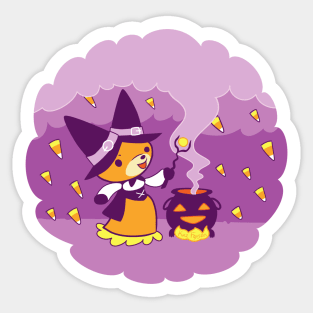 Halloween Fox Witch Summoning Candy Sticker